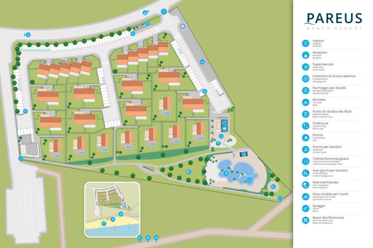 Pareus Beach Resort Caorle Exterior foto
